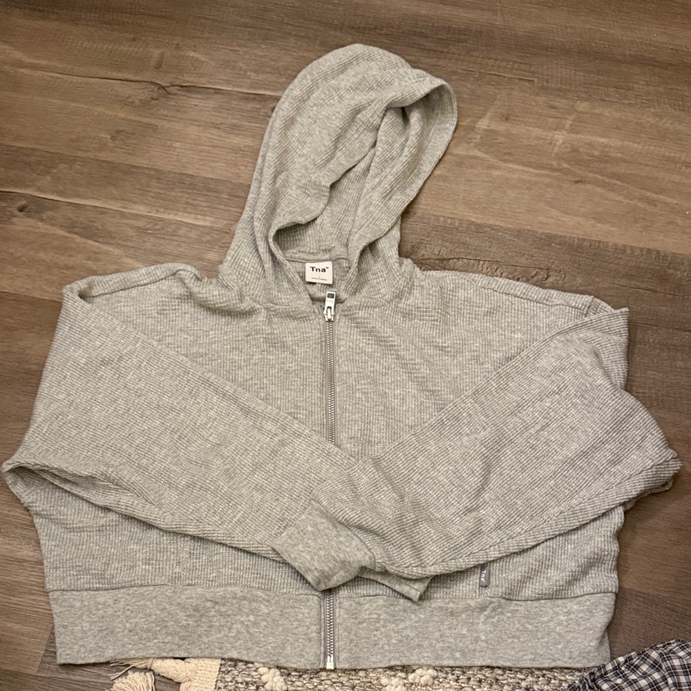 Aritzia Waffle Knit Jacket